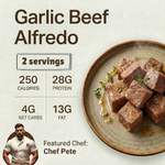 Garlic Beef Alfredo