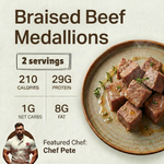 Braised Beef Medallions (Naked)