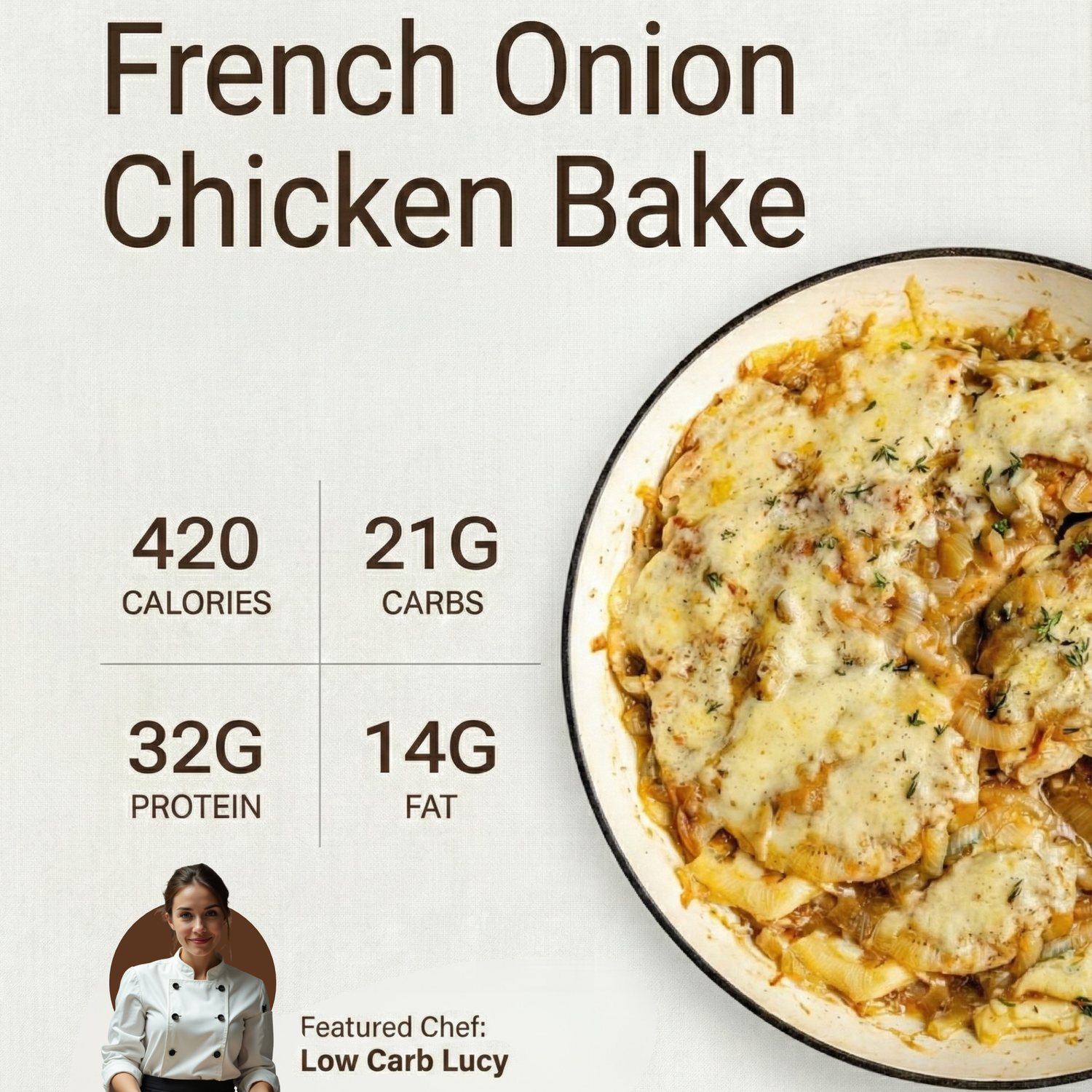French Onion Chicken Bake