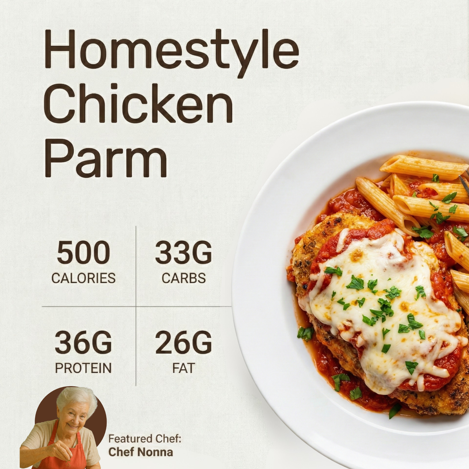 Homestyle Chicken Parm