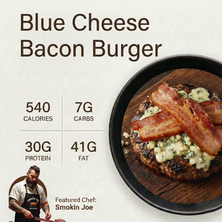 Blue Cheese Bacon Burger