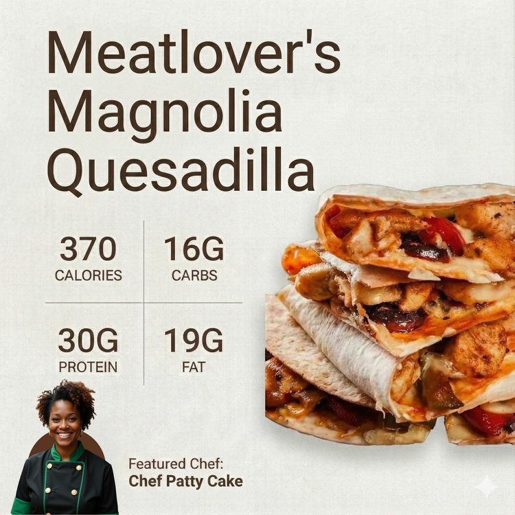 Meatlover's Magnolia Quesadilla