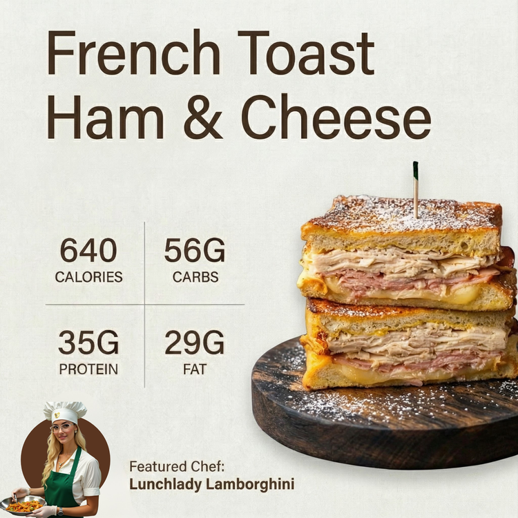 French Toast Ham & Cheese