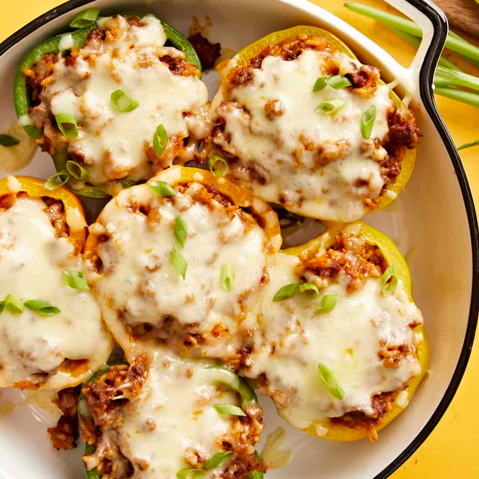 Turkey Chorizo Stuffed Peppers