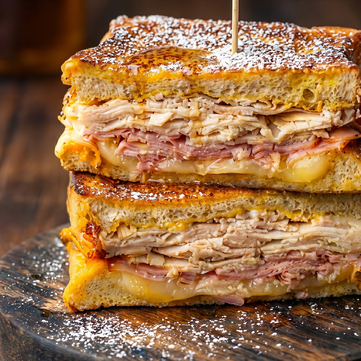French Toast Ham & Cheese