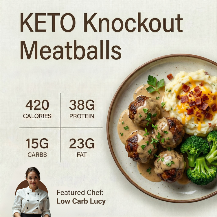 KETO Knockout Meatballs
