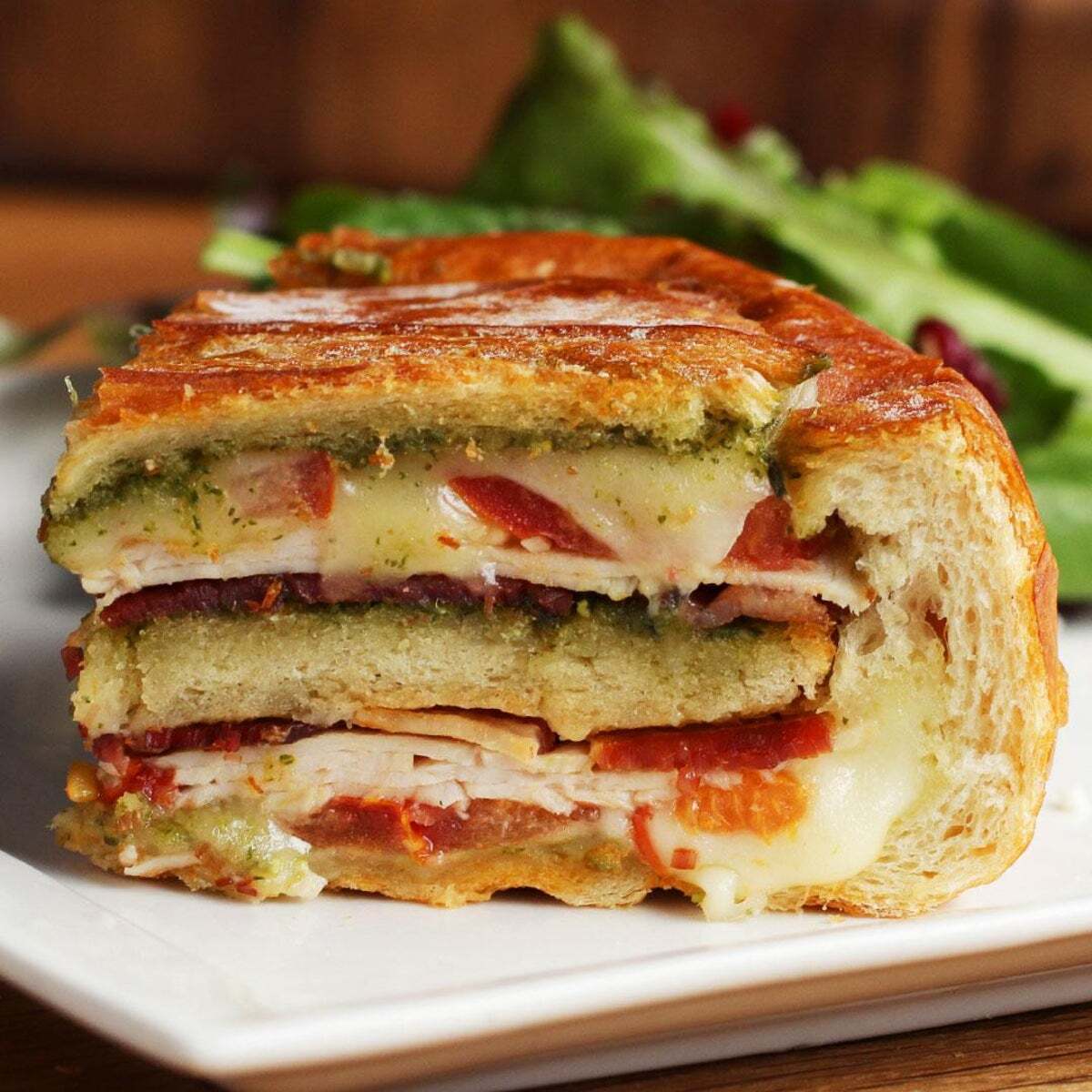 Pizza Party Pesto Panini