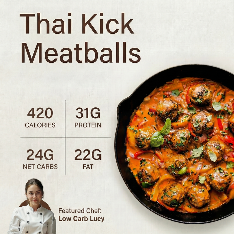 Thai Kick Meatballs