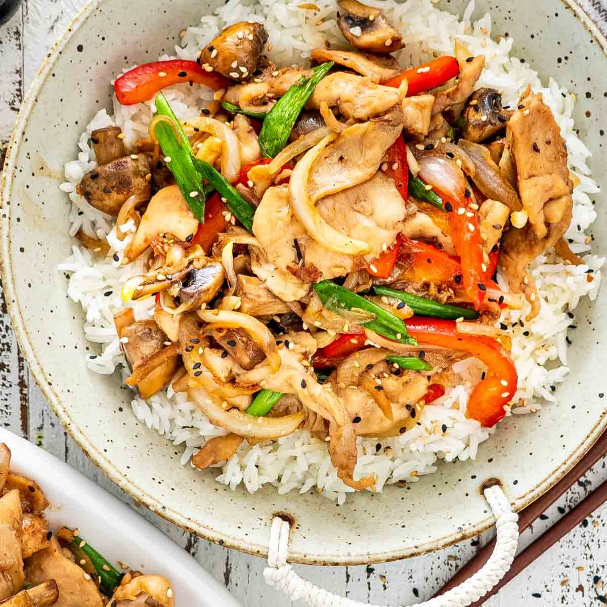 Ginger Chicken Stir Fry