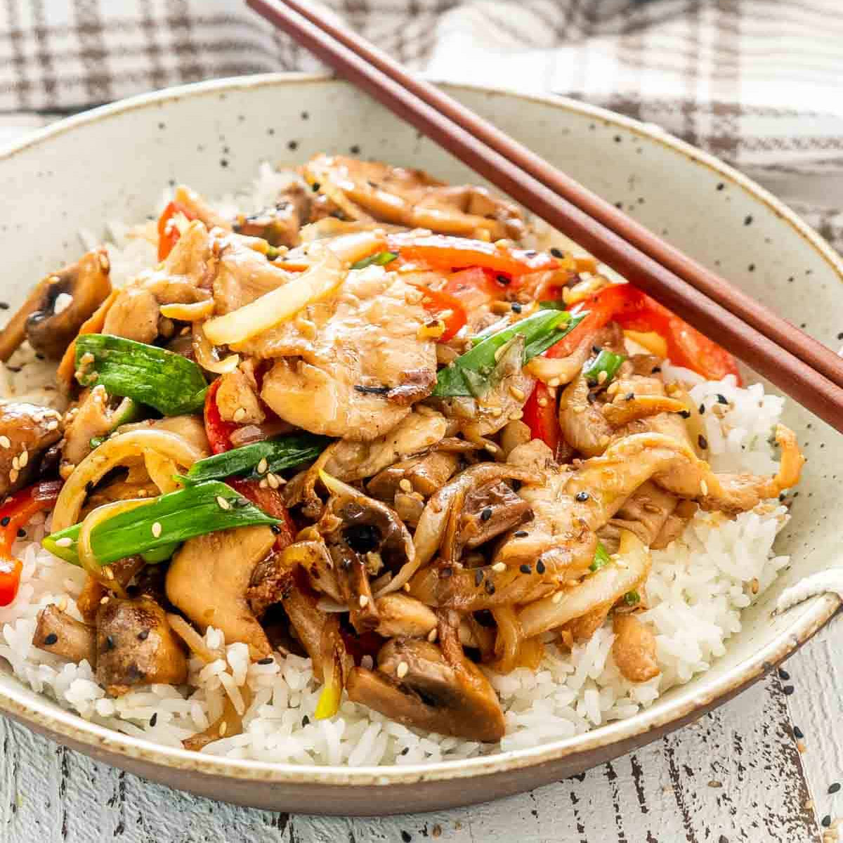 Ginger Chicken Stir Fry