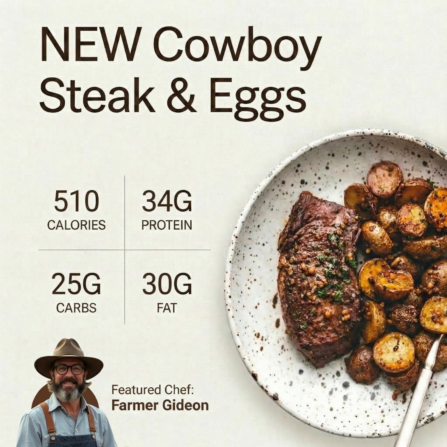 Cowboy Steak & Eggs