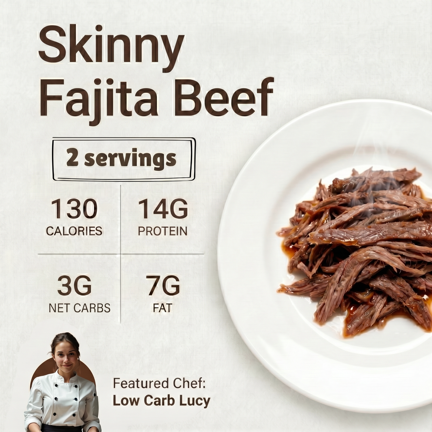 *Skinny Fajita Beef
