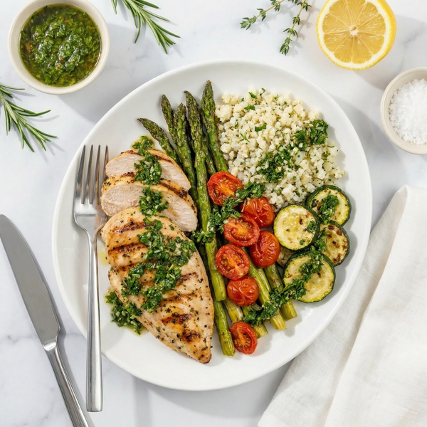 Grilled Chicken & Roasted Veggies