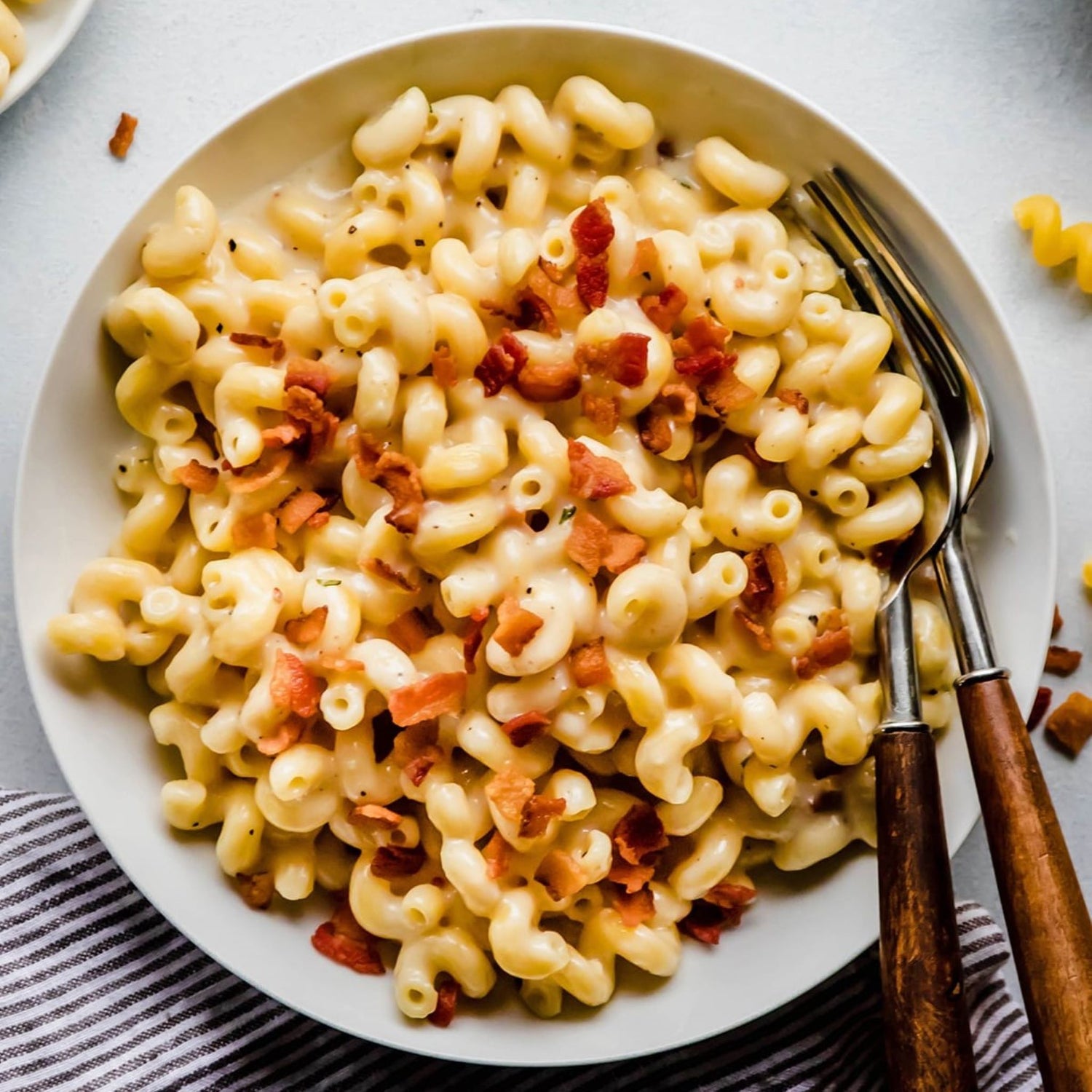 Protein Bacon Mac & Cheese