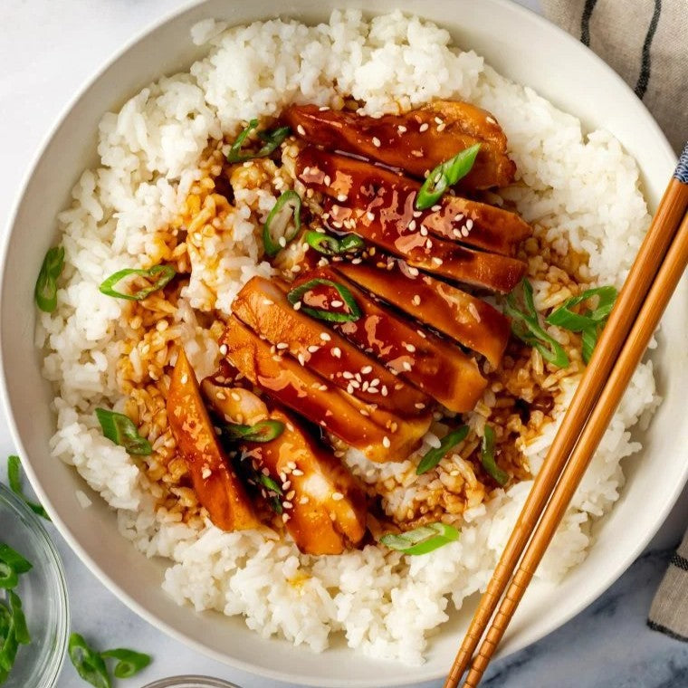 Sake Chicken & Keto Rice