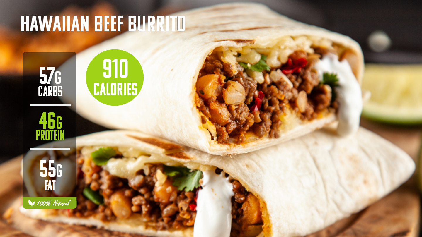 Z1. Hawaiian Beef Burrito (LG)